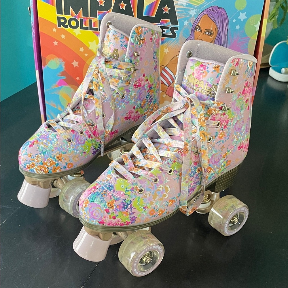 Impala Women's Roller Skates - Cynthia Rowley Floral Vegan Leather